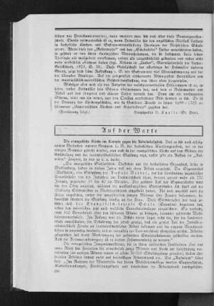 Auf der Warte