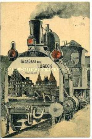 Grußkarte aus Lübeck