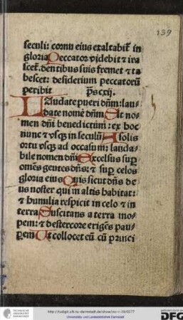 Psalmus cxii.