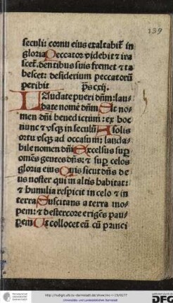 Psalmus cxii.