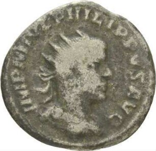 Antoninian des Philippus Arabs fur Philippus II.