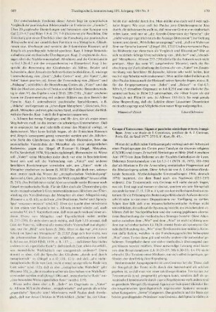 670-671 [Rezension] Signes et paraboles