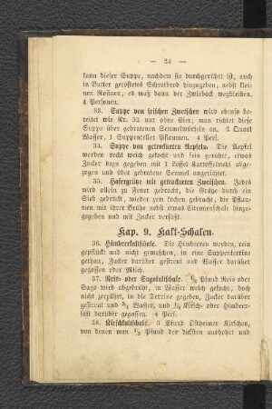 Kap. 9. Kalt-Schalen.