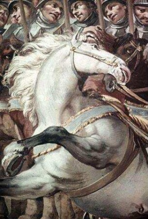 Heinrich von Waldstein stellt 1254 seine 24 Söhne König Přemysl Ottokar II. zum Zug gegen die heidnischen Ostpreußen vor