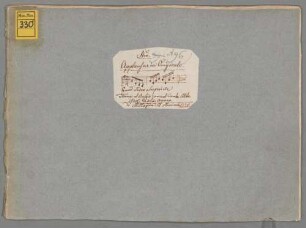 Applausus, V (2), Coro, strings, org, MH 144, D-Dur - BSB Mus.ms. 330 : [heading:] di Giov: Michele Hayden mpria. // [cover title, by later hand:] Applausus. in Originali. // [Incipit] // Quid video Superi etc. // Tenore, et Basso concert: Canto, Alto, // 2 Viol:, Viola, Organo. // di M. Haydn. 14 Novembr. 1770