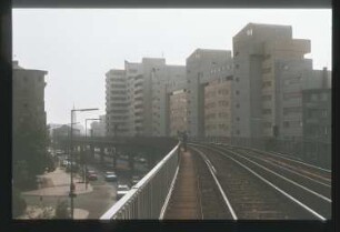 Diapositiv: Skalitzer Straße, Wassertorplatz, 1985