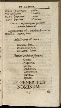 De Generibus Nominum.