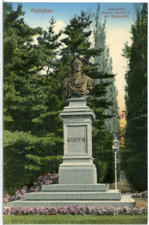 Komotau. Kaiser - Josef - Denkmal