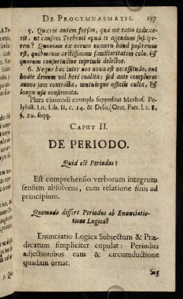 197-206, Quid est Periodus? - Quid refertur ad Dilationem a Contrario?