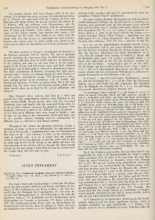 103-105 [Rezension] Galling, Kurt, Studien zur Geschichte Israels im persischen Zeitalter