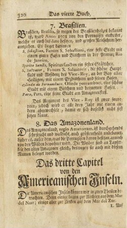 Das dritte Capitel. von den Americanischen Inseln