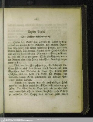 Zehntes Capitel. Die Geisterbeschwörung