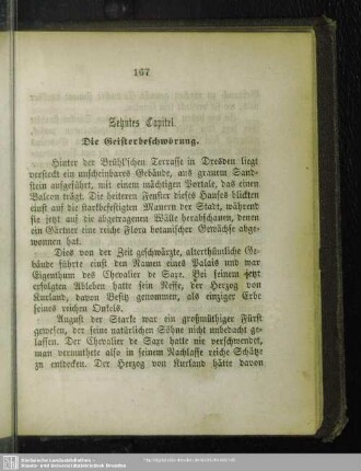 Zehntes Capitel. Die Geisterbeschwörung