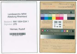 Entnazifizierung Rudolf Hermes , geb. 11.12.1894 (Facharzt)