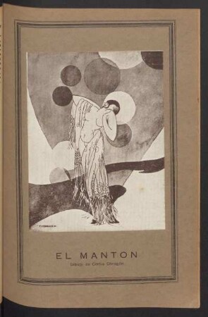 El mantón - [dibujo] : Dibujo de Carlos Obregón