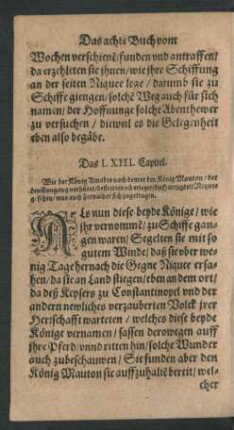 Das LXIII. Capitel.