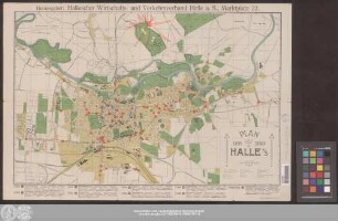 Plan der Stadt Halle a/S