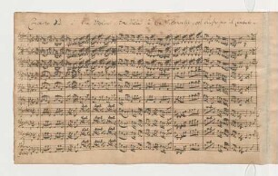 Konzerte; strings, bc; G-Dur; BWV 1048