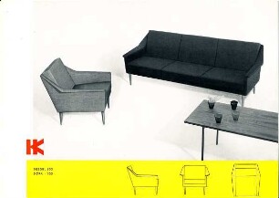 Produktblatt "Sessel 802 / Sofa 803"