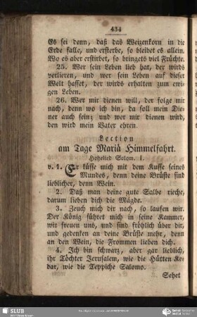 [Am Tage Mariae Himmelfahrt]