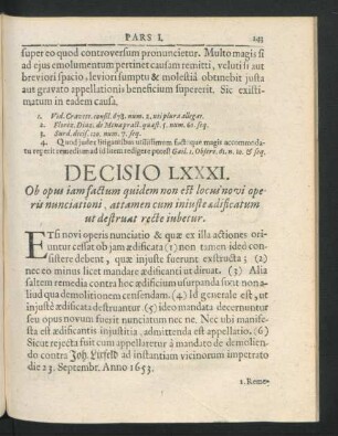 Decisio LXXXI. - XC.