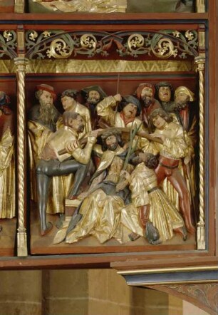 Sechs Passionsszenen und und eine Darstellung aus dem Leben des heiligen Georg — Dornenkrönung Christi