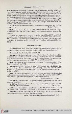 Fundberichte