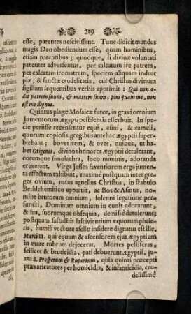 219-227, Quintus plagae Mosaicae furor, in gravi omnium ...