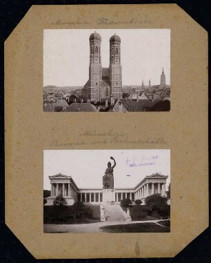 Frauenkirche und Bavaria mit Ruhmeshalle, München: Außenansichten