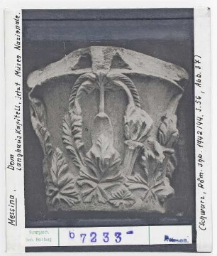 Messina, Dom, Langhauskapitell. Jetzt: Museo Nazionale