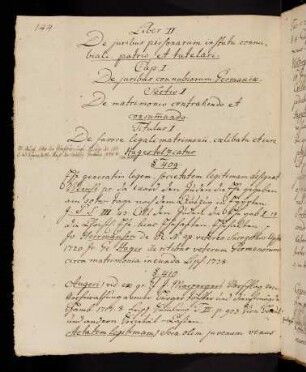 244-272, Sectio I. De matrimonio contrahendo et consummando