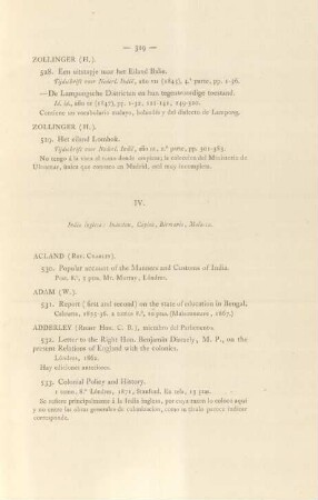 IV. India inglesa: Indostan, Ceylan, Birmania, Malacca