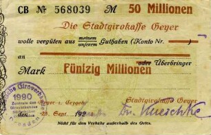 50 Millionen Mark