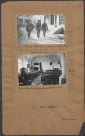 Exz. von Falkenhayn bei Besichtigung der Zeitung der 10 Armee in Wilna