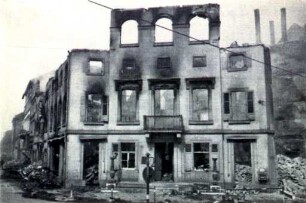 Zerstörungen Zweiter Weltkrieg. Rondellplatz