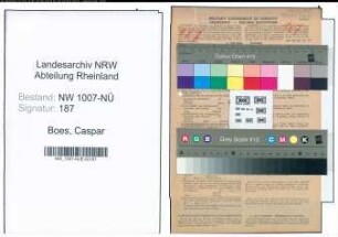 Entnazifizierung Caspar Boes , geb. 21.11.1904 (Arbeiter)