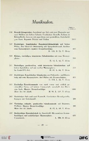 Musiksaloon (Nr. 258-325)