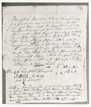 Abschiedsbrief Robert Blums an seine Frau
