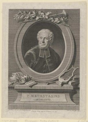 Bildnis des Petrus Metastasius
