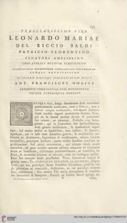 Leonardo Mariae del Riccio Baldi […]