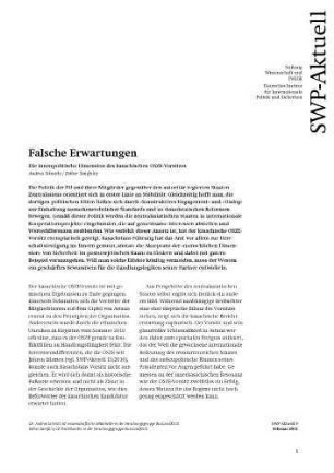 Falsche Erwartungen : Die innenpolitische Dimension des kasachischen OSZE-Vorsitzes