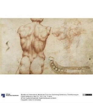 Männlicher Torso aus Sammlung Santacroce, Türeinfassung im Palast Santacroce