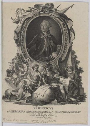 Bildnis des Fridericvs, Markgraf von Brandenburg-Bayreuth