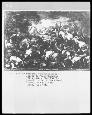 Biblische Szenen — Quellwunder Moses