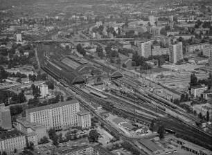 Dresden, Hauptbahnhof, Luftbild