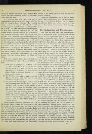 Tierschutzkalender und Darwinismus