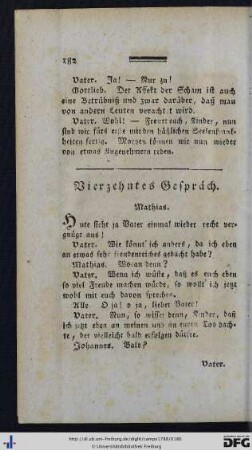 Vierzehntes Gespräch.
