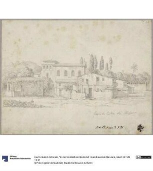 "In der Vorstadt von Messina" / Landhaus bei Messina