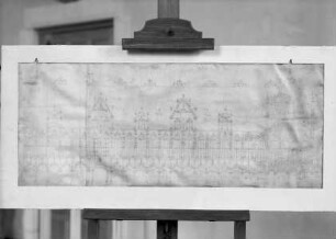 Mechelen, Plan zur Rathausfassade