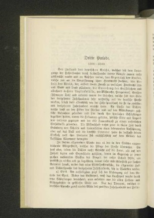Dritte Periode. 1300-1500.